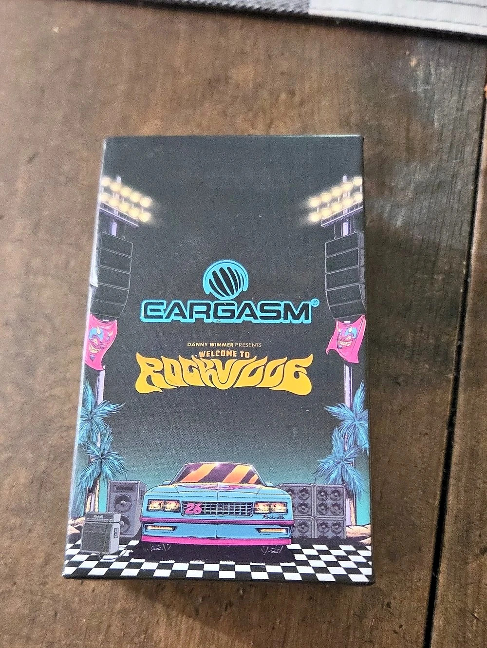 CARGASM RAVO? Wired Earbuds in Black & Blue Like New